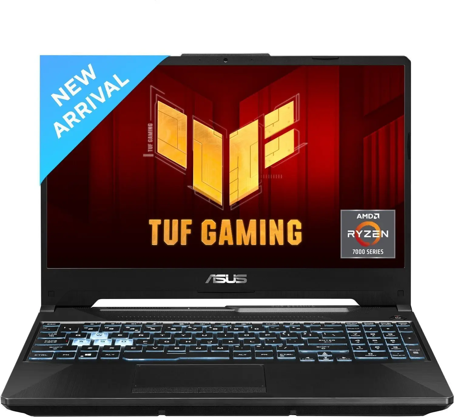 ASUS TUF Gaming A15 (2025) AMD Ryzen 7 7445HS – (16 GB/512 GB SSD/Windows 11 Home/4 GB Graphics/NVIDIA GeForce RTX 3050/144 Hz) FA506NCG-HN199W Gaming Laptop (15.6 Inch, Black, 2.3 Kg)